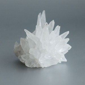 Witte Calciet kristalcluster (Dogtooth - Stellar Beam) ruw 01